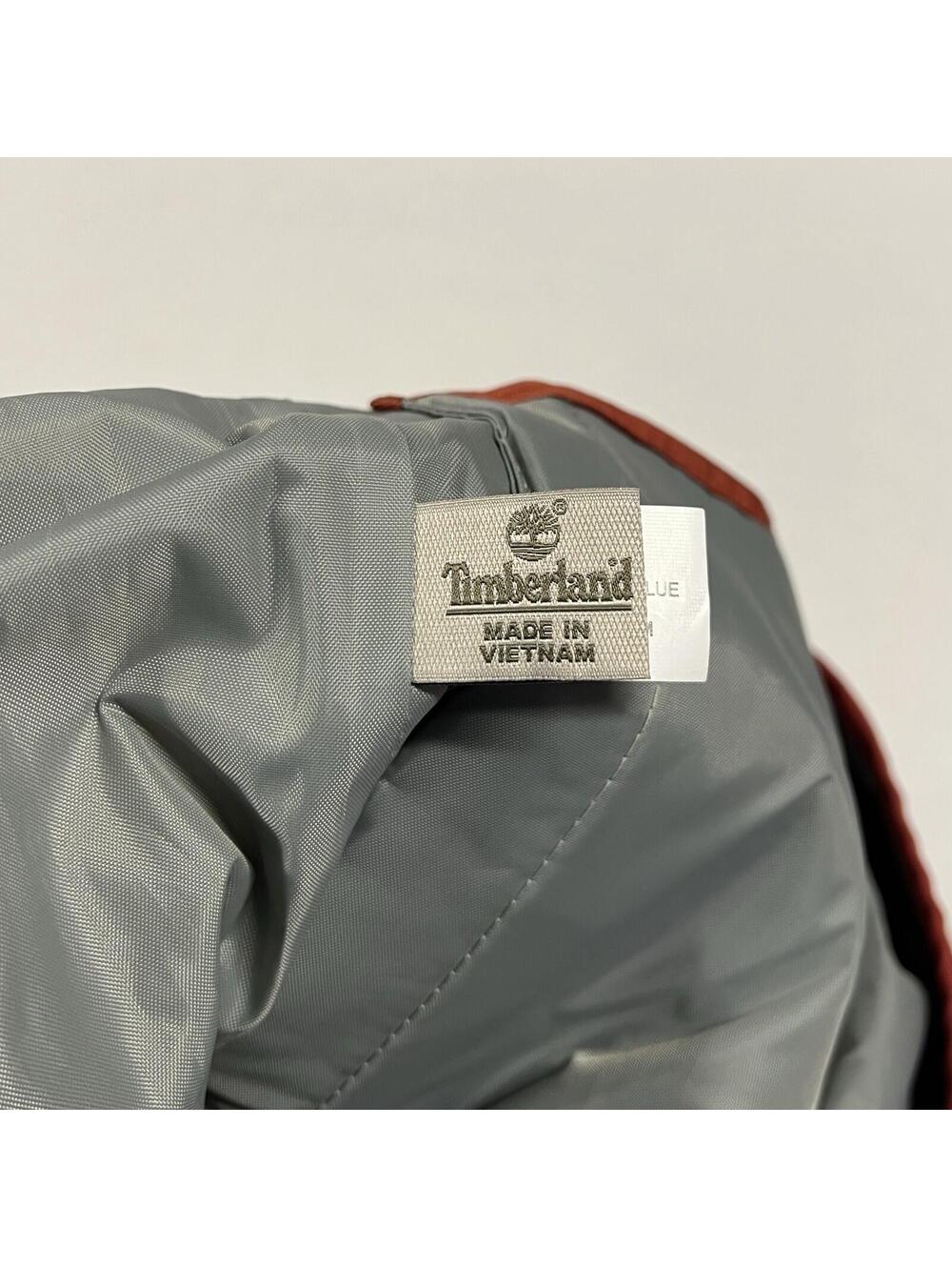 Timberland Roll Top Backpack Salesman Sample Burnt Red Orange Rare Bag - Picture 5 of 15